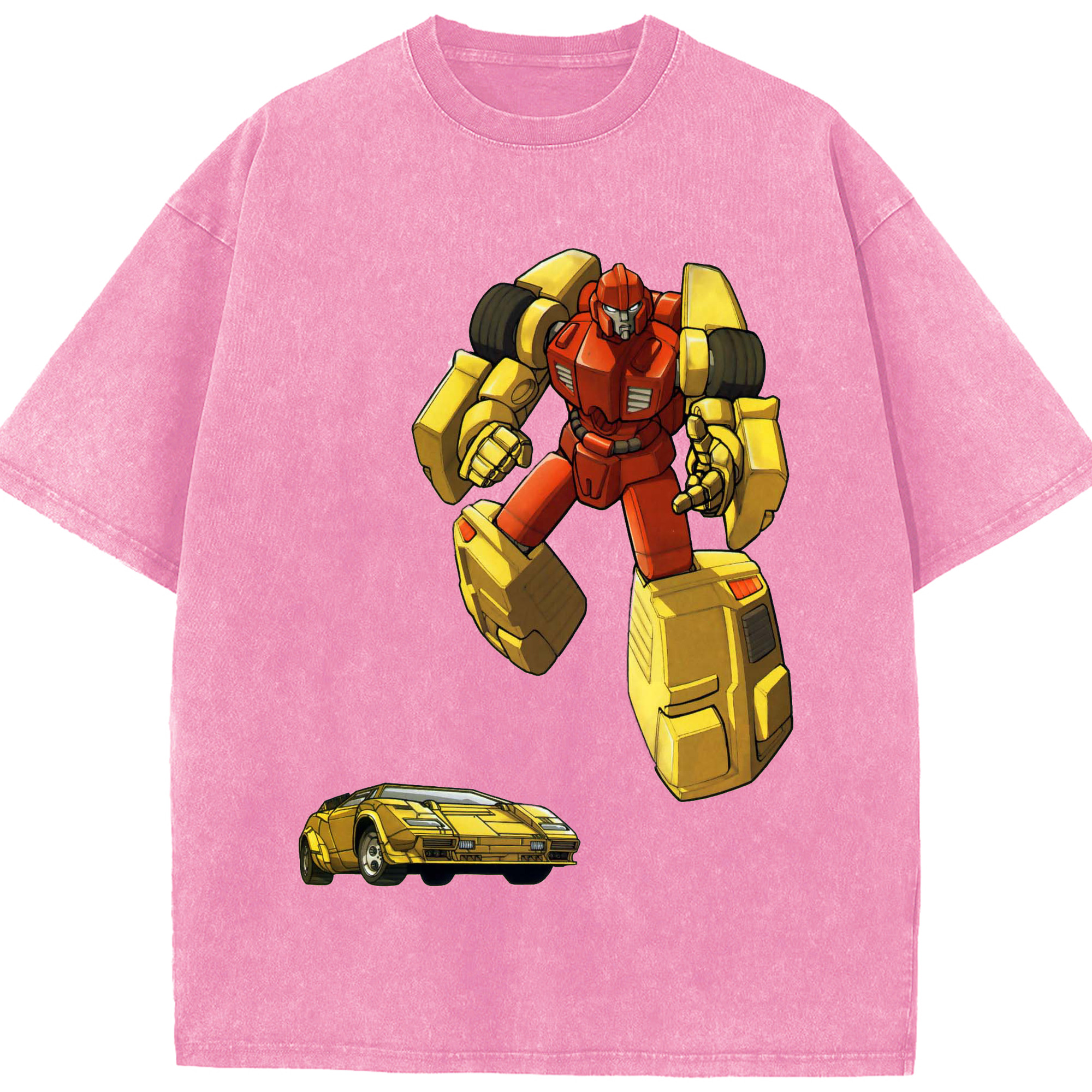（画像用）  綿100% ヴィンテージ風 半袖Tシャツ（フロントプリント）